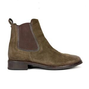 Thursday Boot Company Womens Duchess Chelsea Boots Brown WeatherSafe Suede 8.5